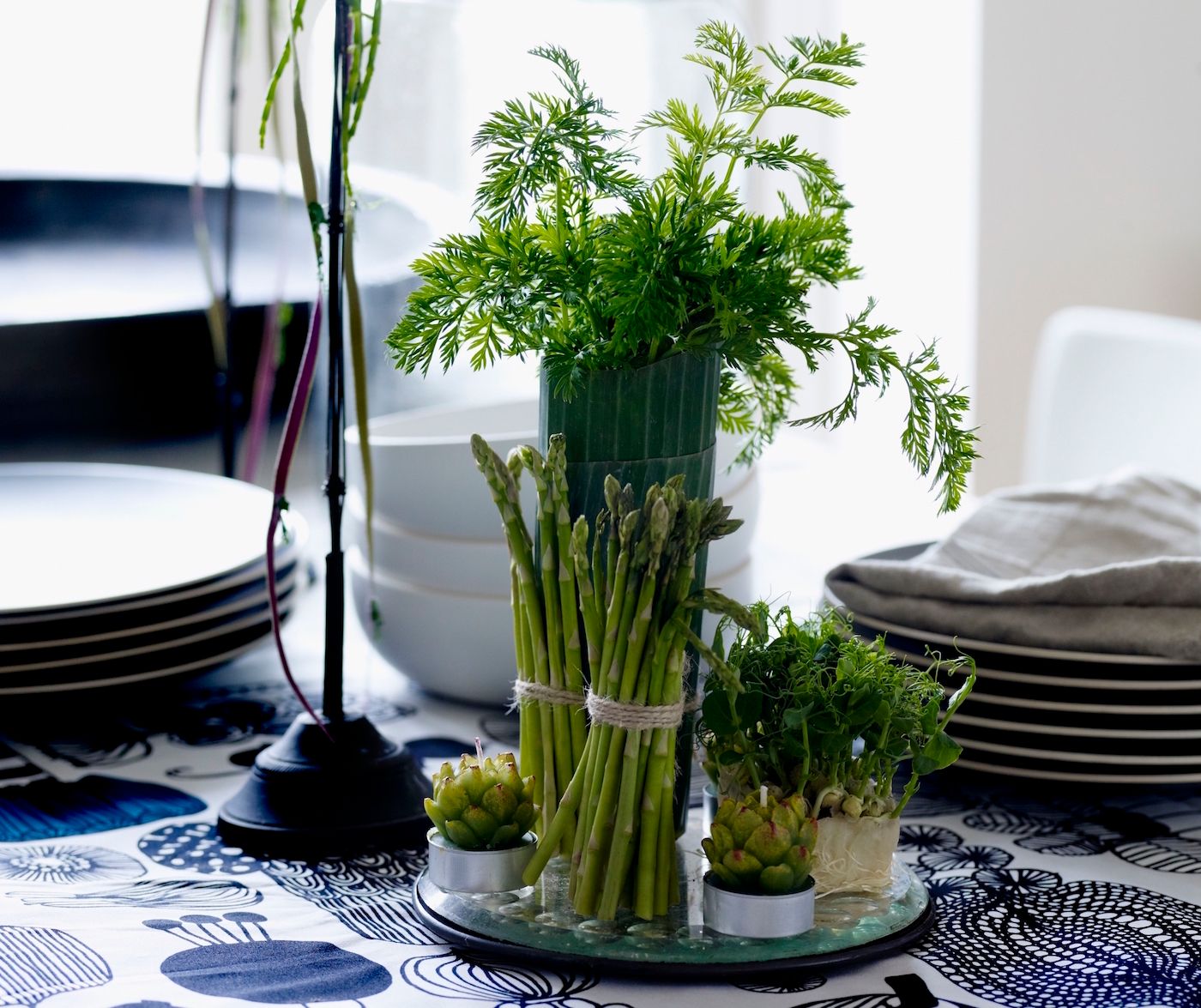 Quick Veggie Centerpiece